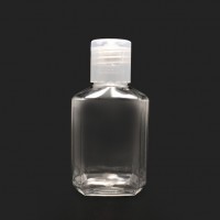 In Stock Pocket Style Cosmetic Packaging Gel Style Pet 50ml 60ml Hand Sanitizer Disinfectant Bottle with Customized Label