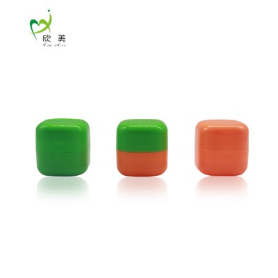 L09 7g plastic eco empty square cardboard lip balm containers