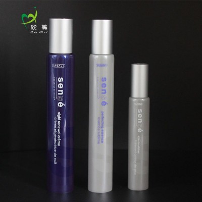 wholesale cosmetic packaging plastic tube mdpe with aluminum cap