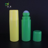 Plastic deodorant roll on empty lip balm containers