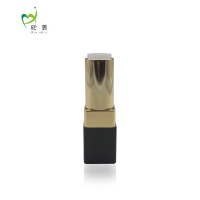 Custom made wholesale 5g 10g 15g matte black newstyle mini empty square liquid lipstick tube for cosmetic packaging