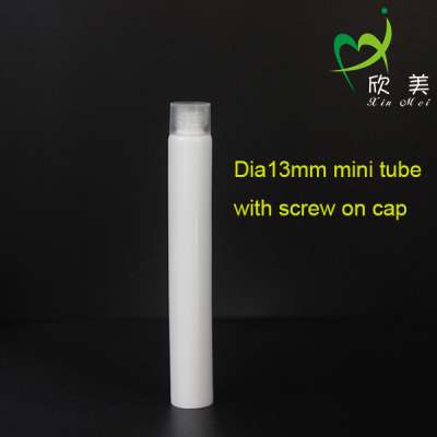 Dia13mm mini toothpaste tube travel tube with screw cap